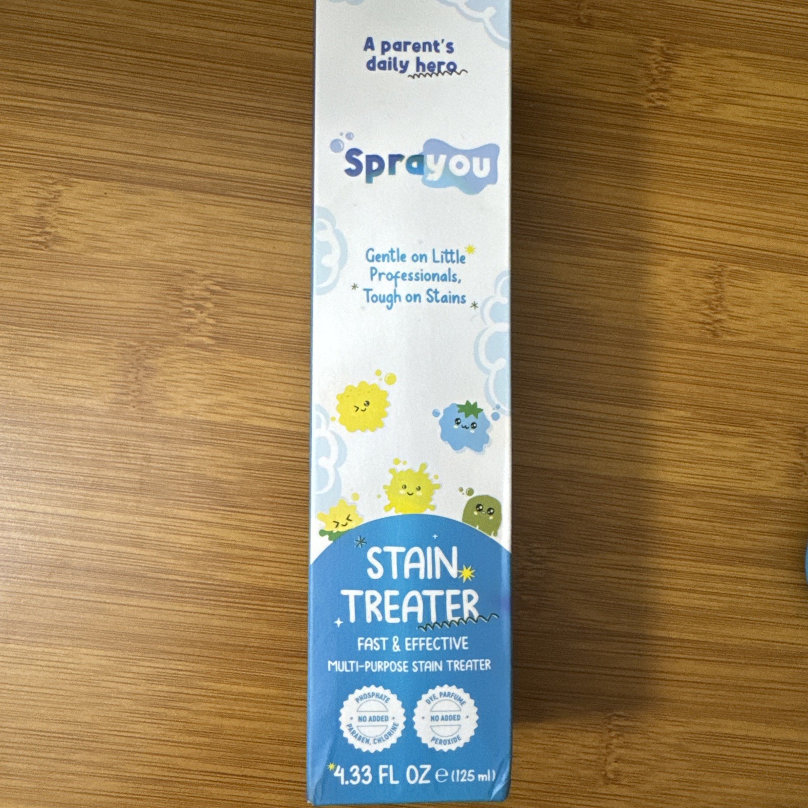 Laundry Stain Remover Spray 4.33oz Concentrated Cleaner for Baby Clothes