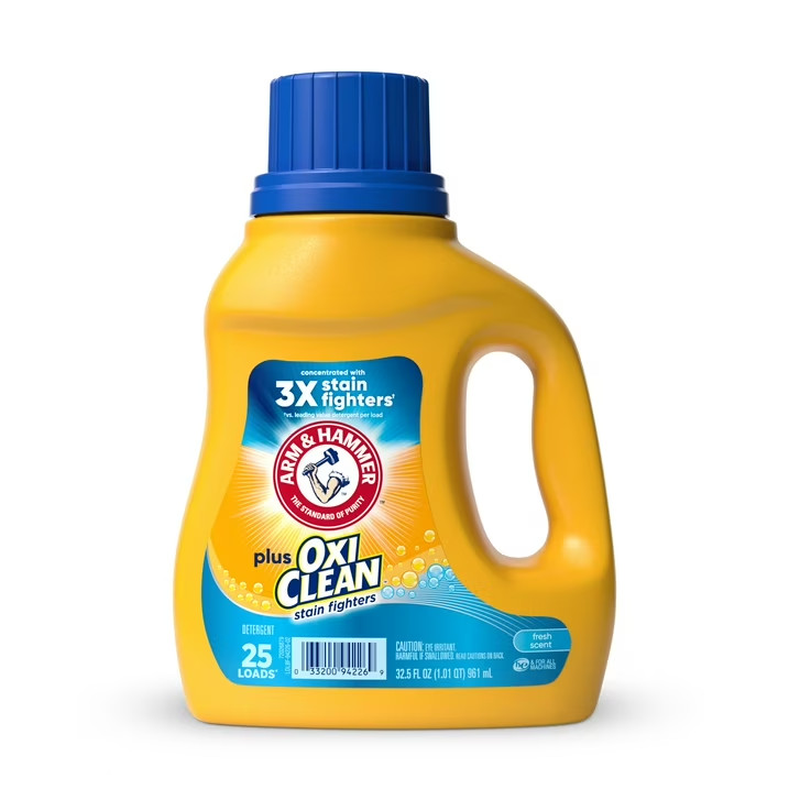 Arm & Hammer plus OxiClean Stain Fighters Laundry Detergent Fresh Scent 25 loads