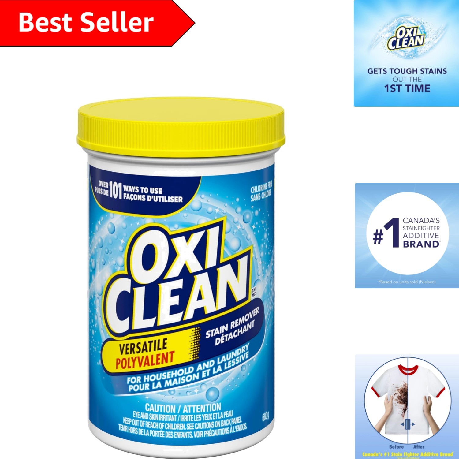 All-Purpose Stain Remover Powder for Household, Laundry, Carpet, and Upholste…