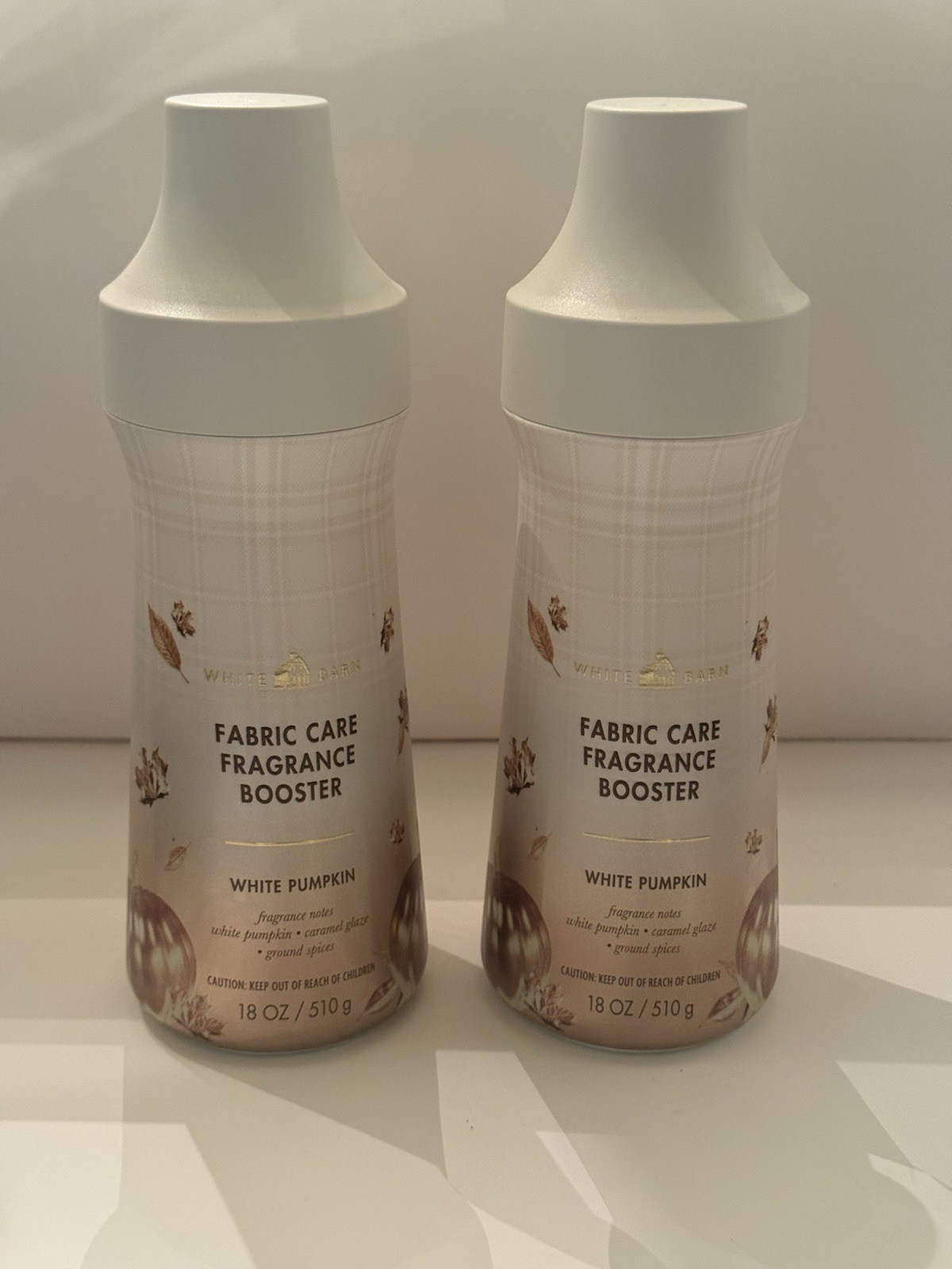 Set of 2 Bath & Body Works WHITE PUMPKIN Fabric Care Fragrance Boosters