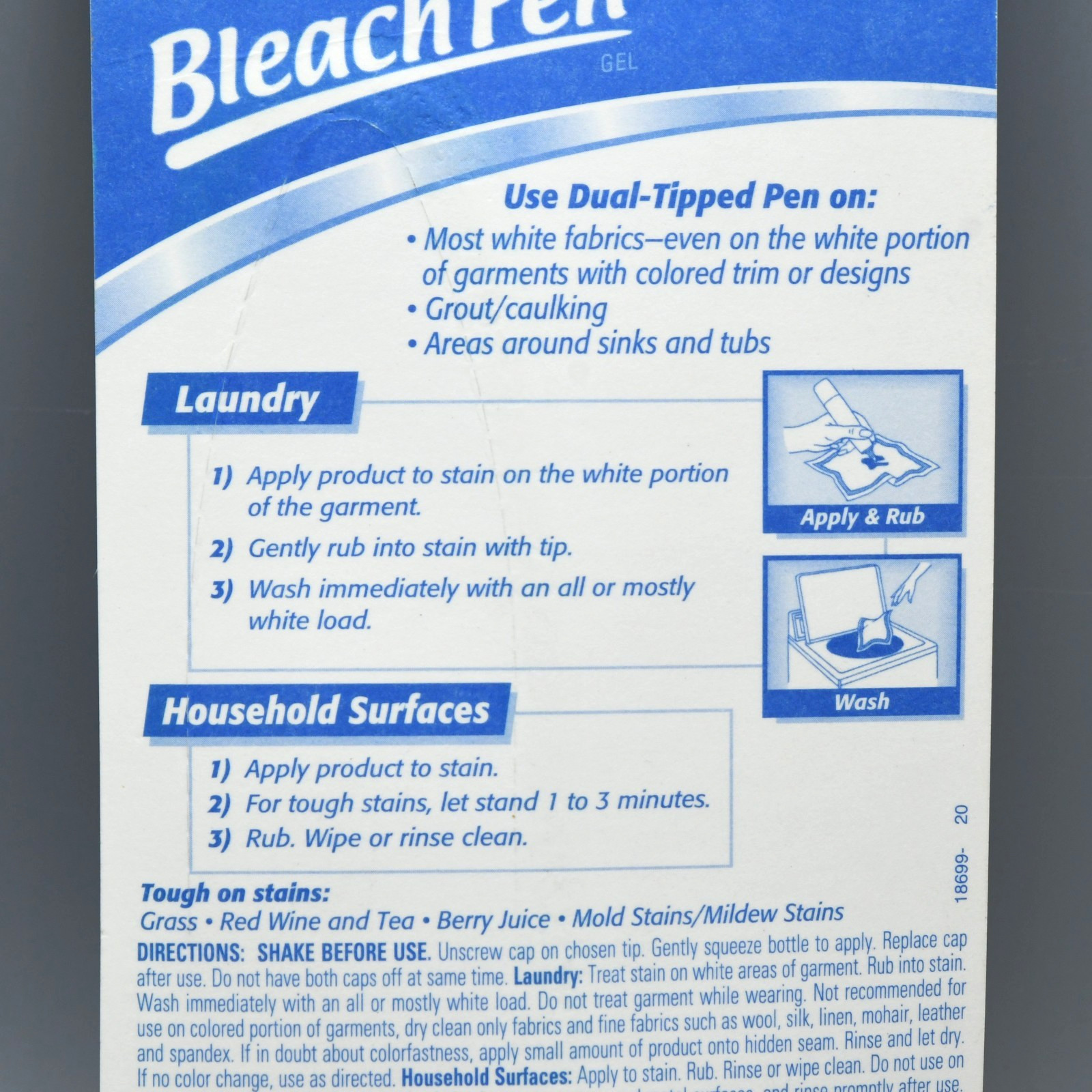 Clorox Bleach Pen Gel Dual Tip Stain Remover 2002 Discontinued NEW SEALED