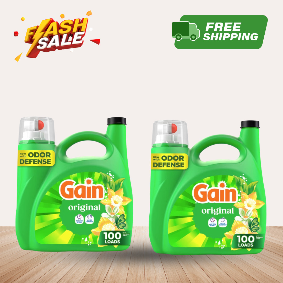 [FASH SALE] Gain Original HE Liquid Laundry Detergent 132 fl oz 2 PACK NEW