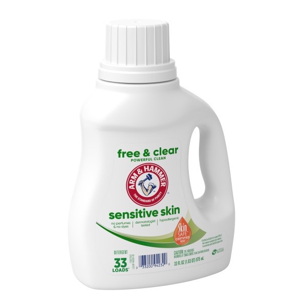 ARM & HAMMER Sensitive Skin Detergent, 33 fl oz – 5 Pack