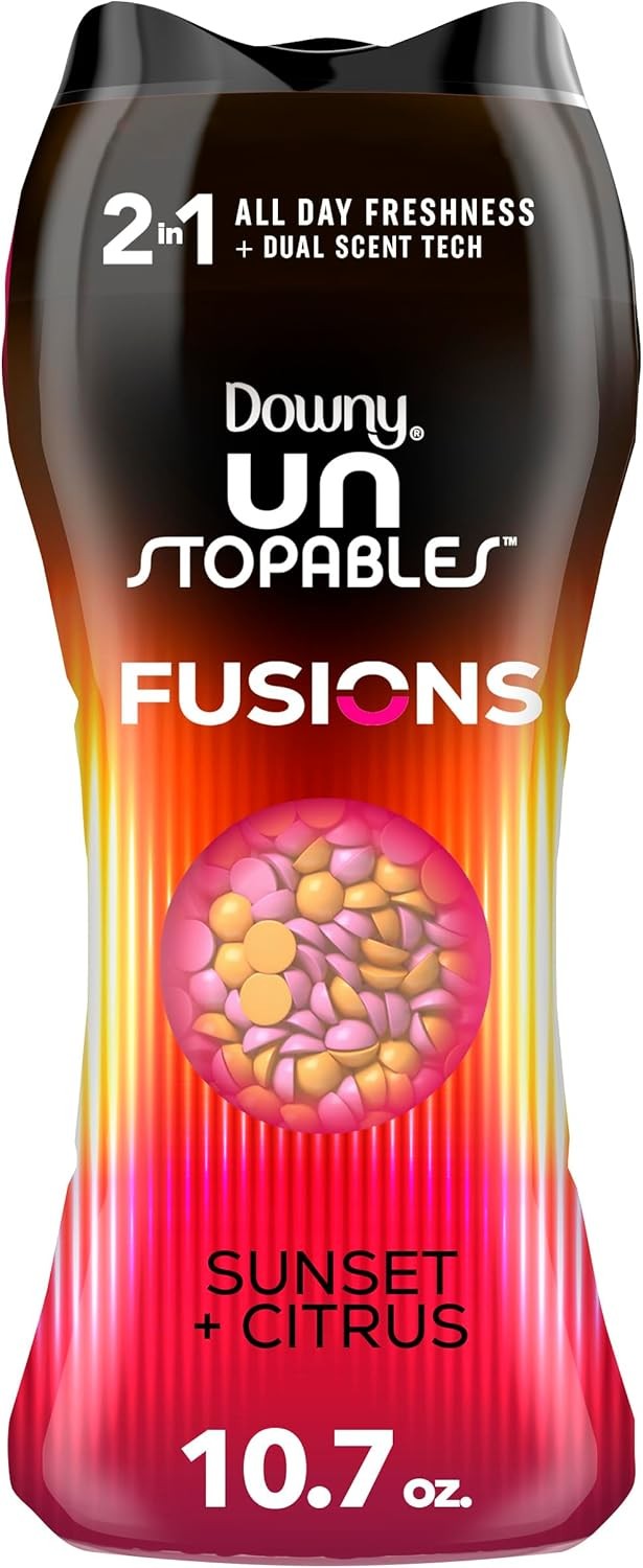 Downy Unstopables Fusions Scent Duos Laundry Scent Booster Beads, Sunset and Ci