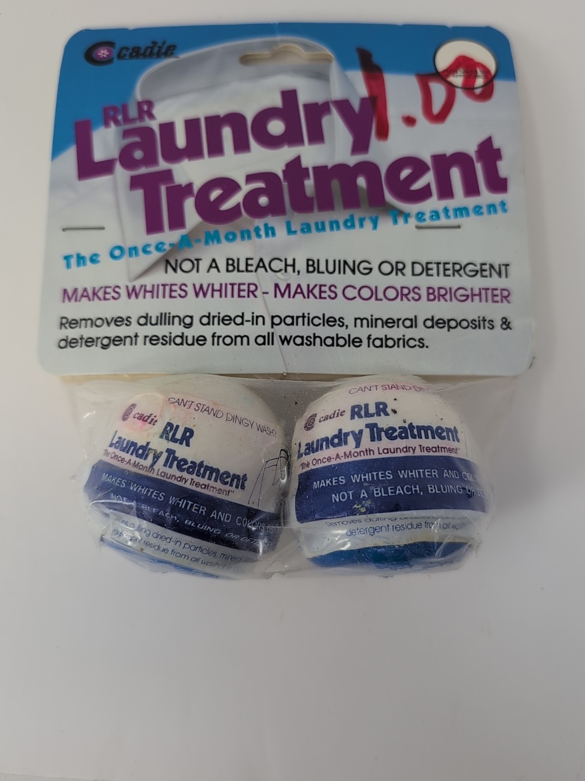 Cadie RLR Laundry Treatment Pack Of 2 Once A Month Treatment Sealed Vintage