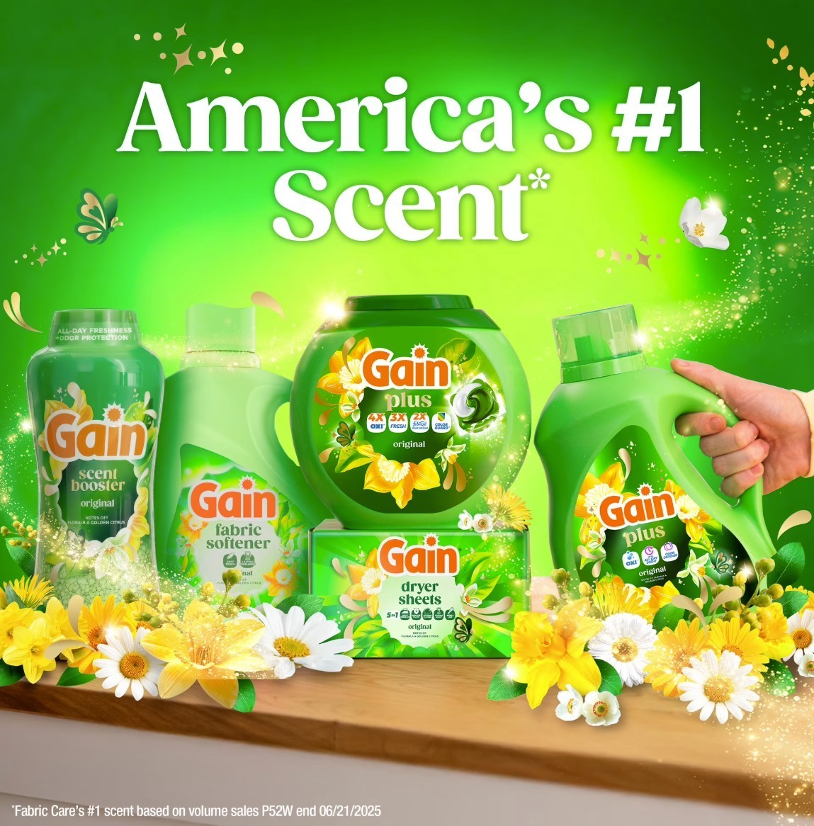 [FASH SALE](2 Pack) Gain Flings Laundry Detergent Pacs Original Scent 45 Ct Each