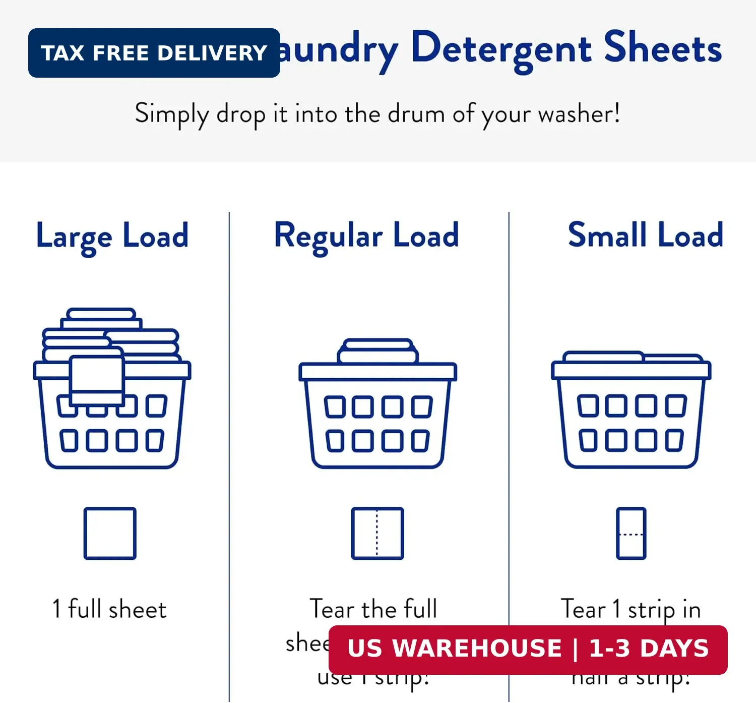 Laundry Detergent Sheets – Laundry Soap – Ultra Concentrated, R