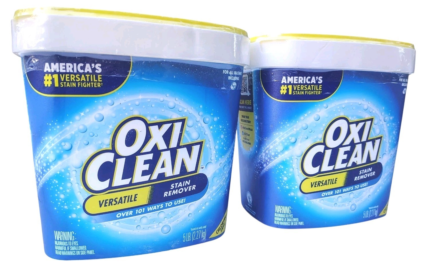 Oxiclean Laundry Odor Blasters Versatile Odor & Stain Remover Powder 5lb X 02