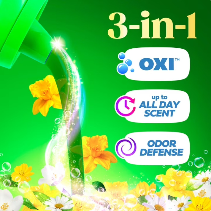 3 Pack Gain Plus Laundry Detergent Liquid, Original Scent, 99 fl oz Pk
