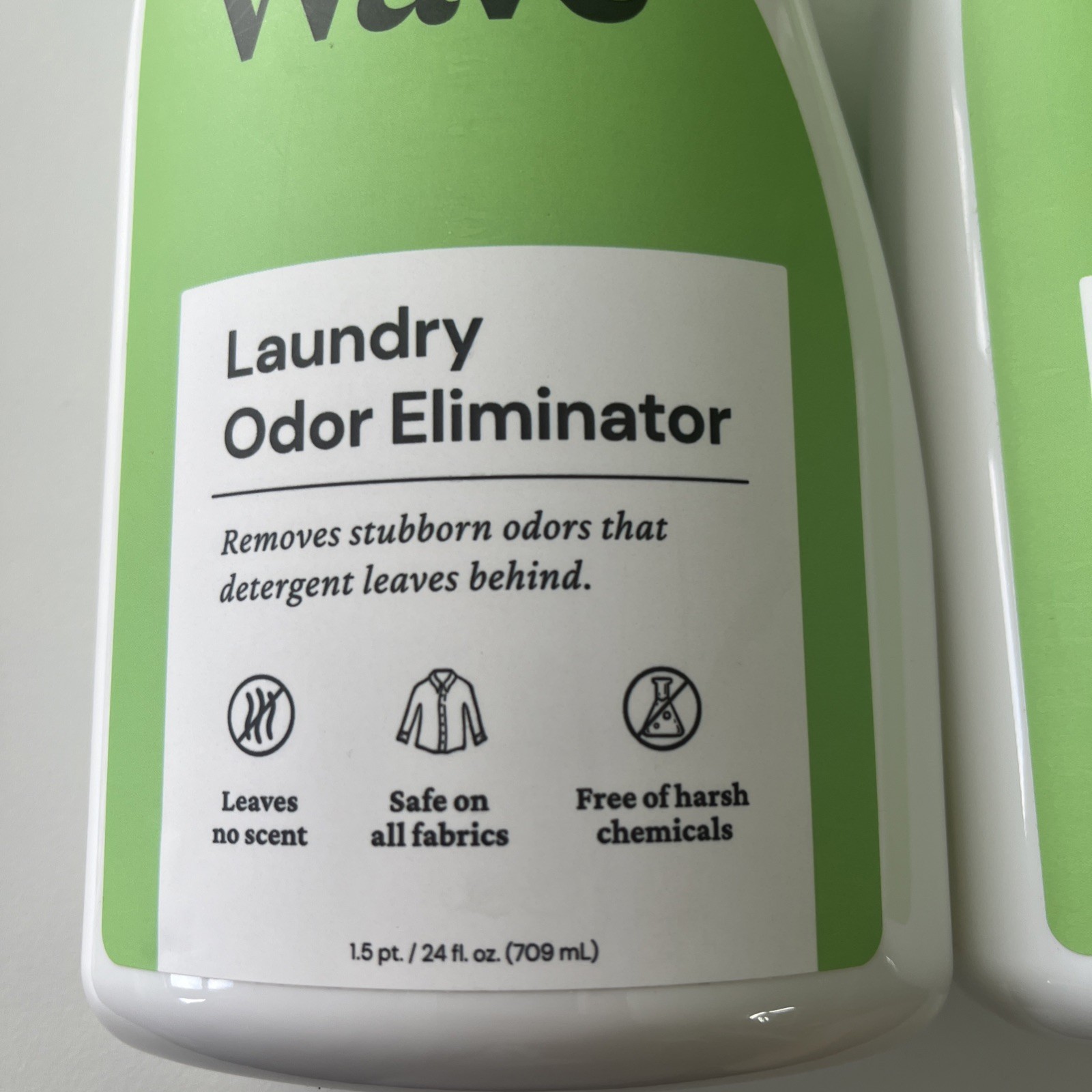 FRESH WAVE Plant-Based Odor Removing LAUNDRY BOOSTER Original Natural Scent 24oz