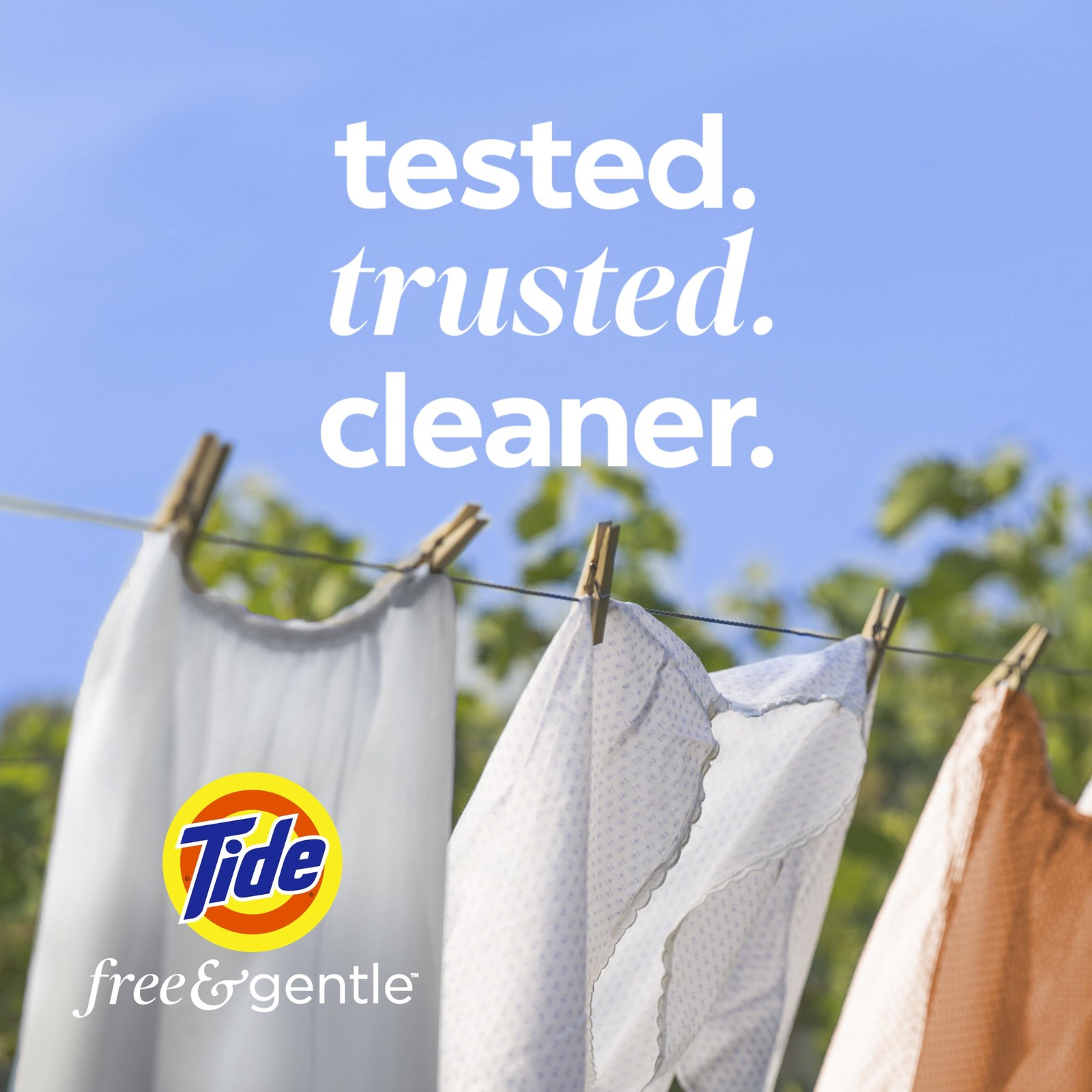 Tide Free & Gentle Liquid Laundry Detergent, 64 84 Fl Oz (Pack of 1), linen