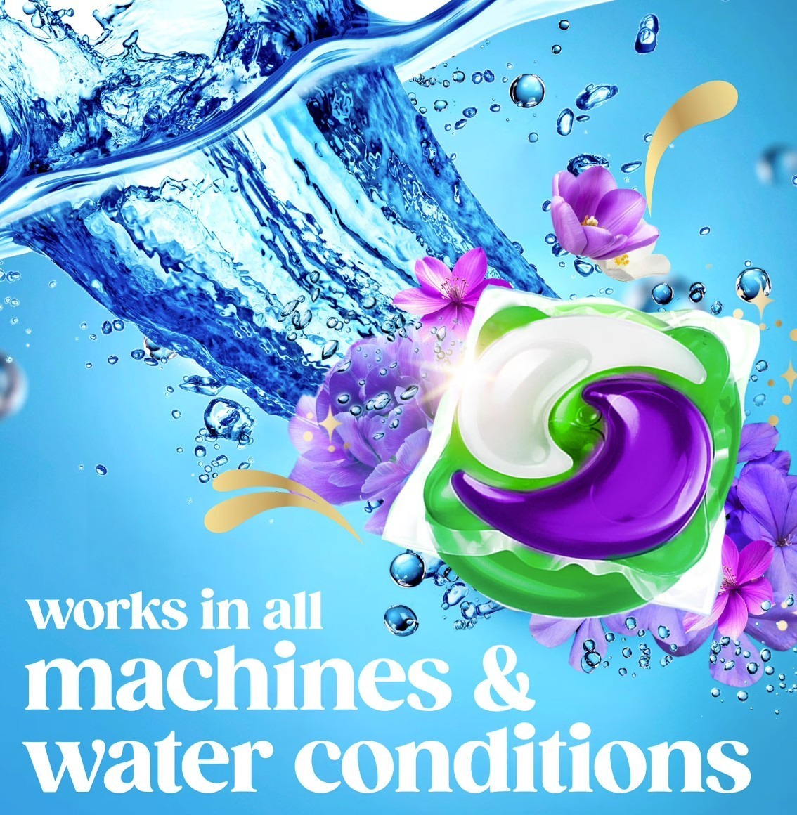 [FASH SALE]Gain Plus Flings Laundry Detergent Pacs Moonlight Breeze 45 Ct 2 Pack