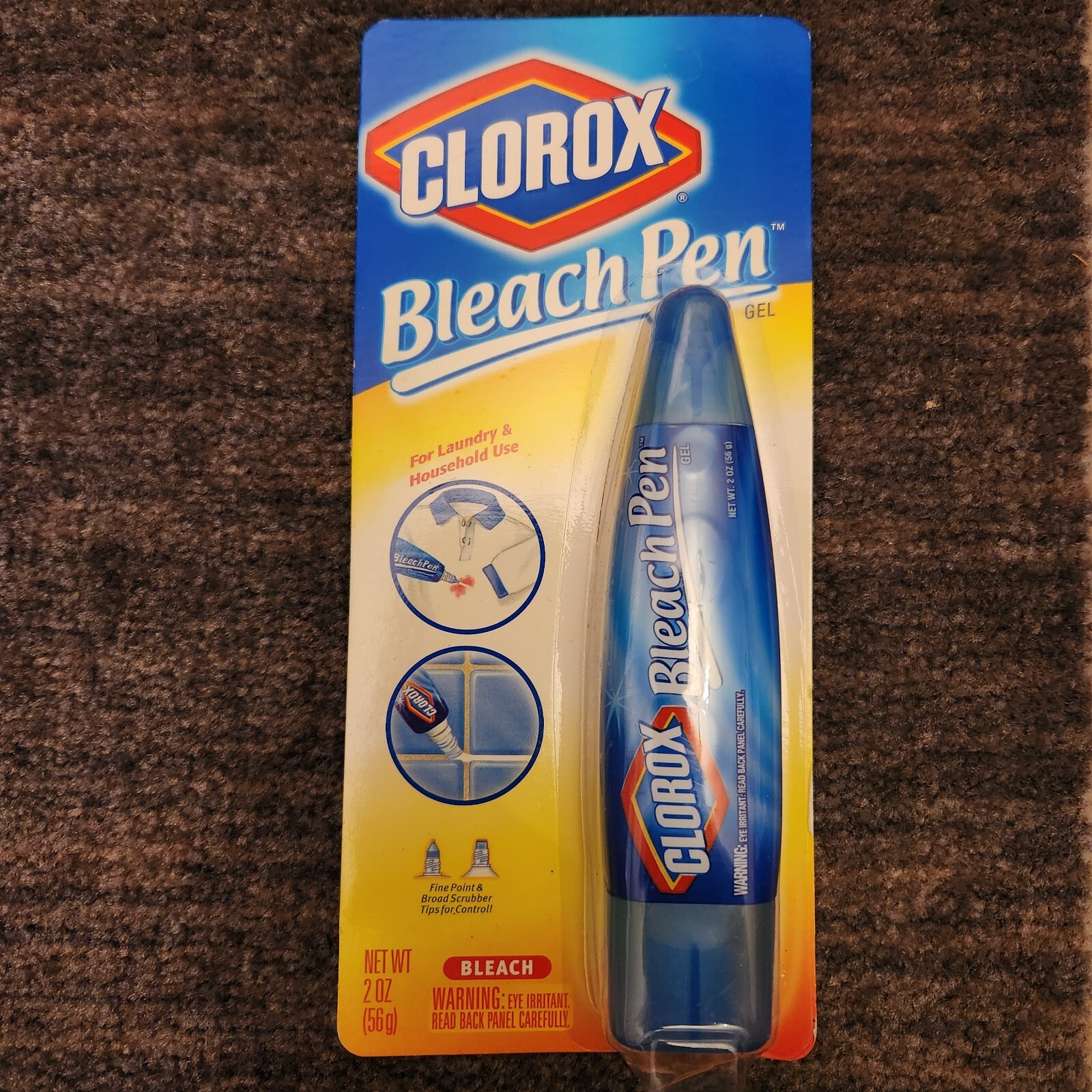 Clorox Bleach Gel Pen Dual Tipped 2 Ounce SEALED Discontinued NOS