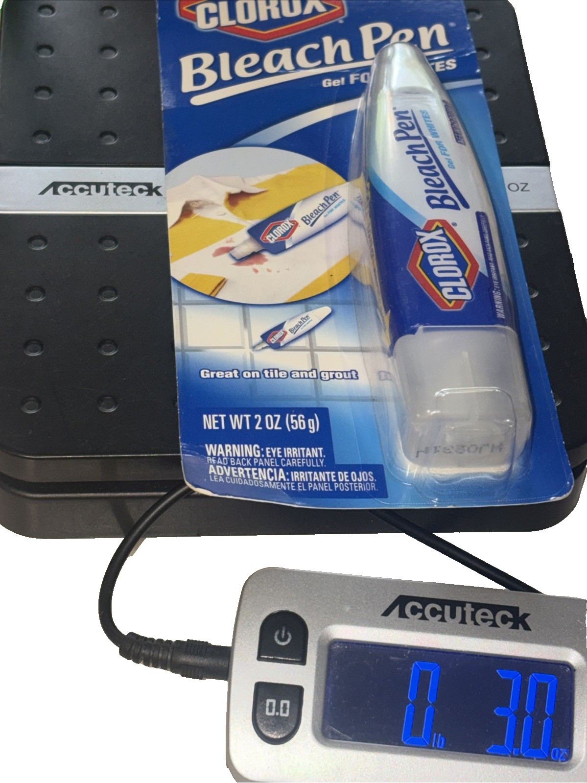 Clorox Bleach Pen Gel Two Tips 2 oz Discontinued 2010 NEW