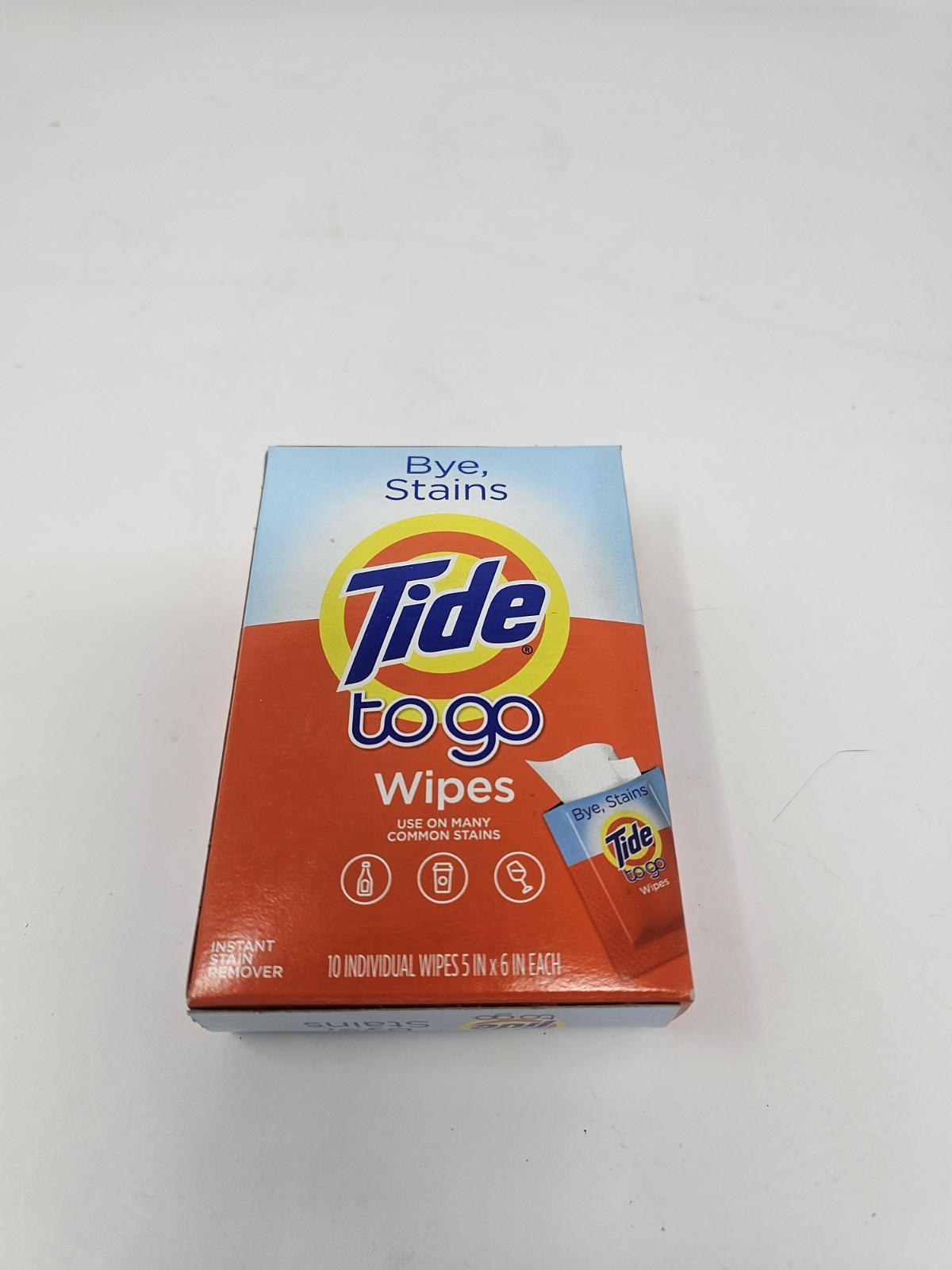 Tide To Go Wipes Instant Stain Remover 10 Total Wipes