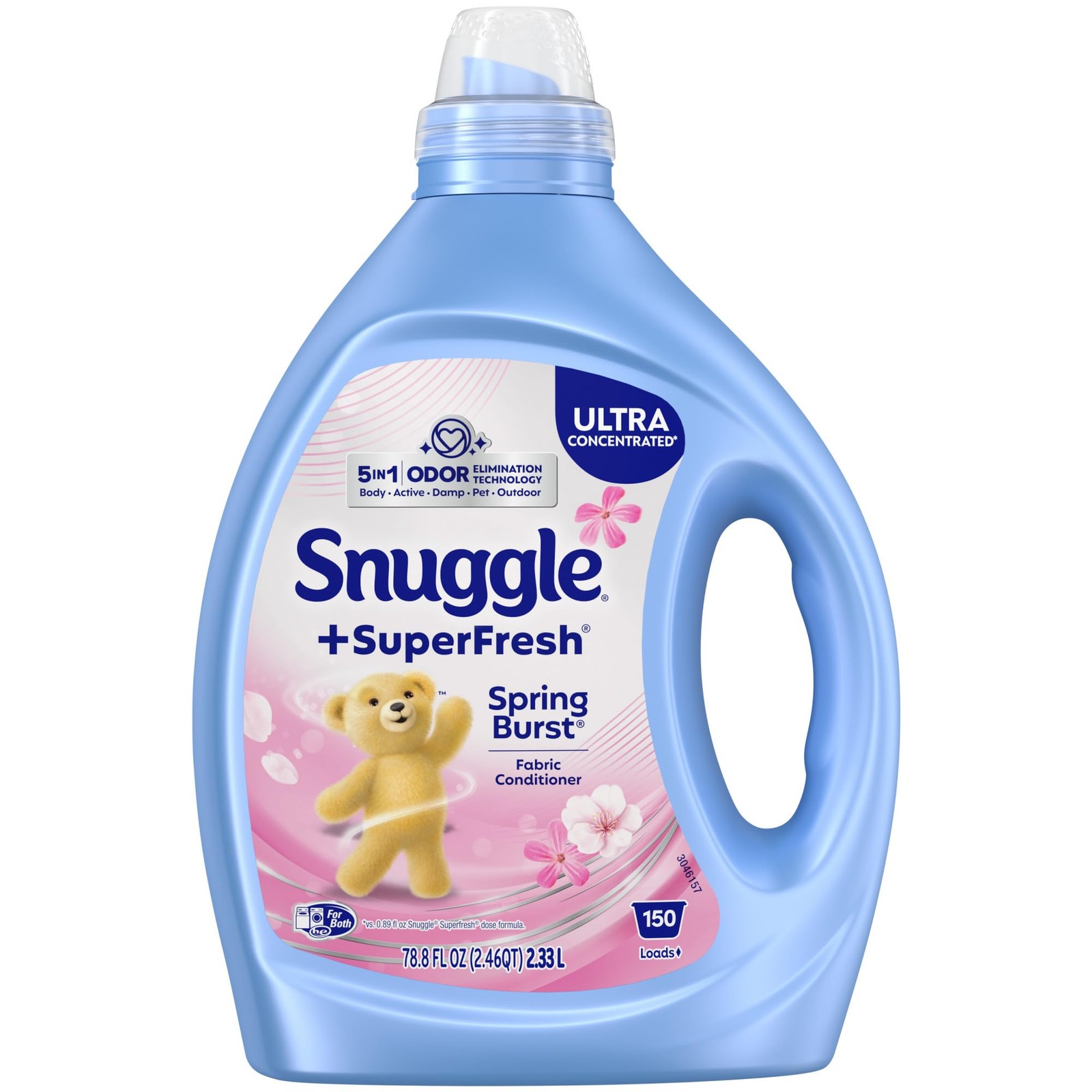 Snuggle SuperFresh Fabric Softener Liquid, 75 Fl Oz (Pack of 1), Spring Burst