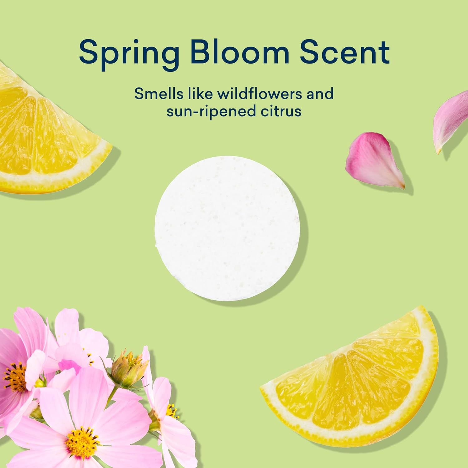 BLUELAND Laundry Detergent Tablets, 36 Count, Spring Bloom Scent, Plastic-Free E