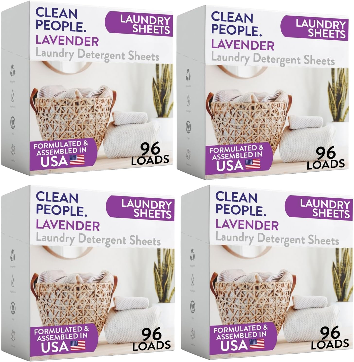 The Clean People Laundry Detergent Sheets – Laundry Soap – Ultra Concentrated, R