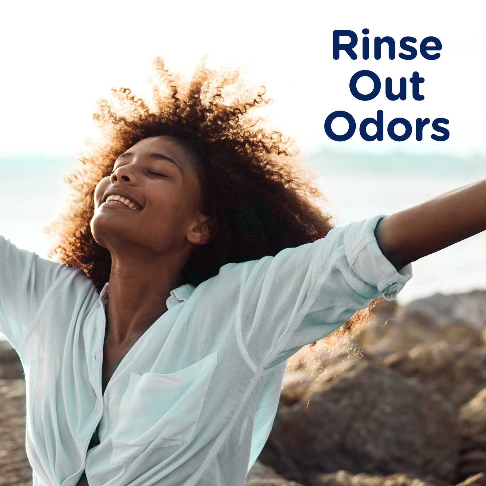 Downy Rinse Out Odor Laundry Rinse,Tackles Tough Odors and Refreshes,Cool Cotton