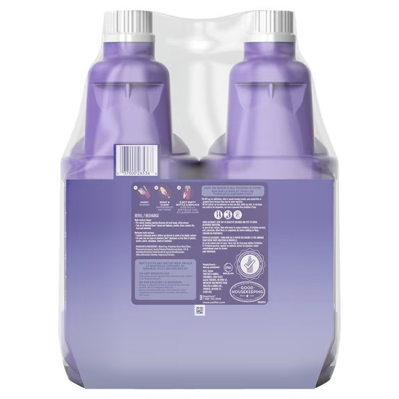 Swiffer Wet Jet Solution Refill, Lavender, 6 x 42.2 fl oz