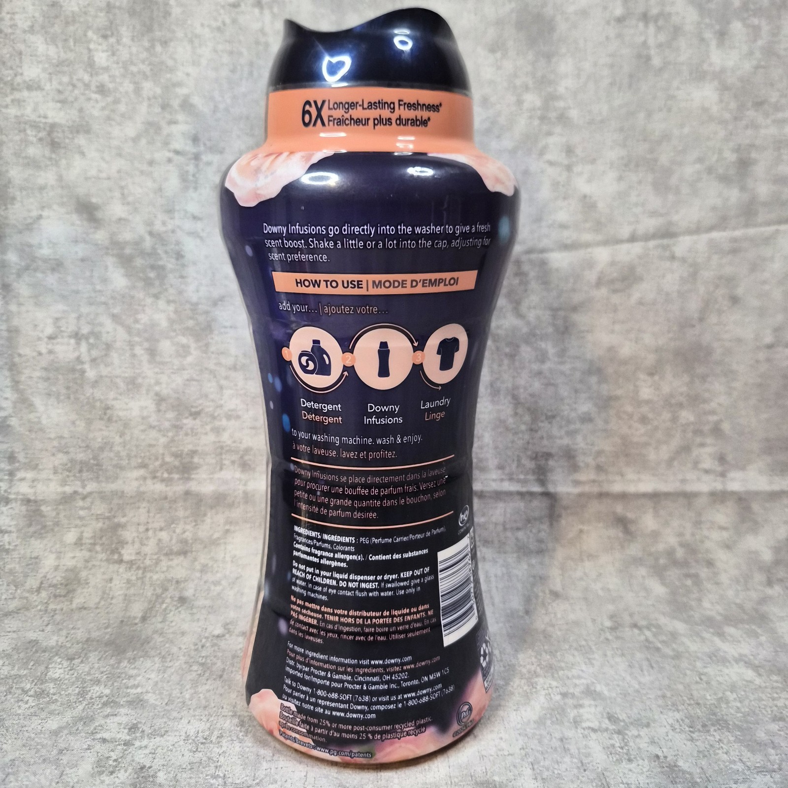 Downy Infusions Bliss SPARKLING AMBER ROSE In Wash Scent Booster Beads 24 oz