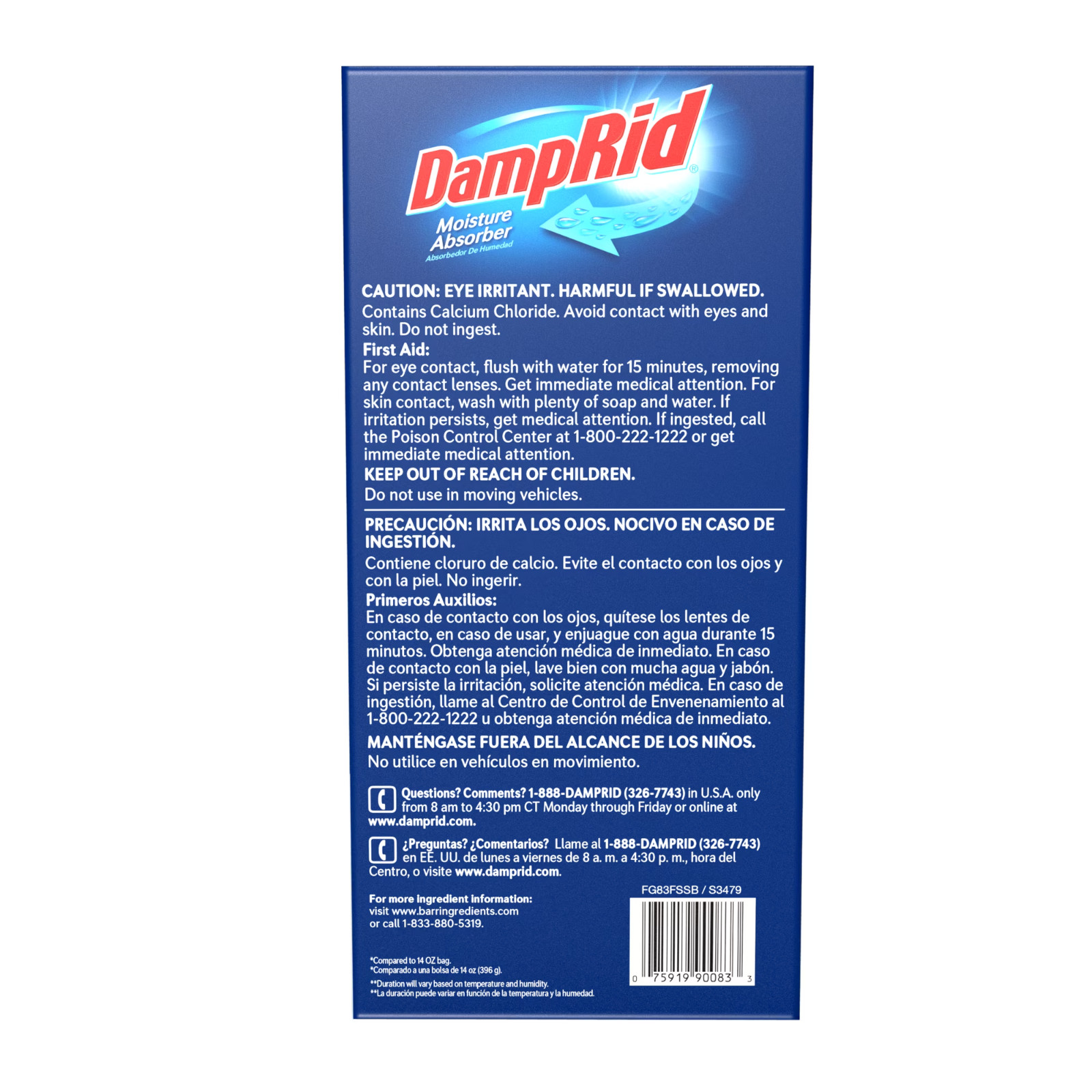 DampRid Fresh Scent Hanging Moisture Absorbers, 3 Count