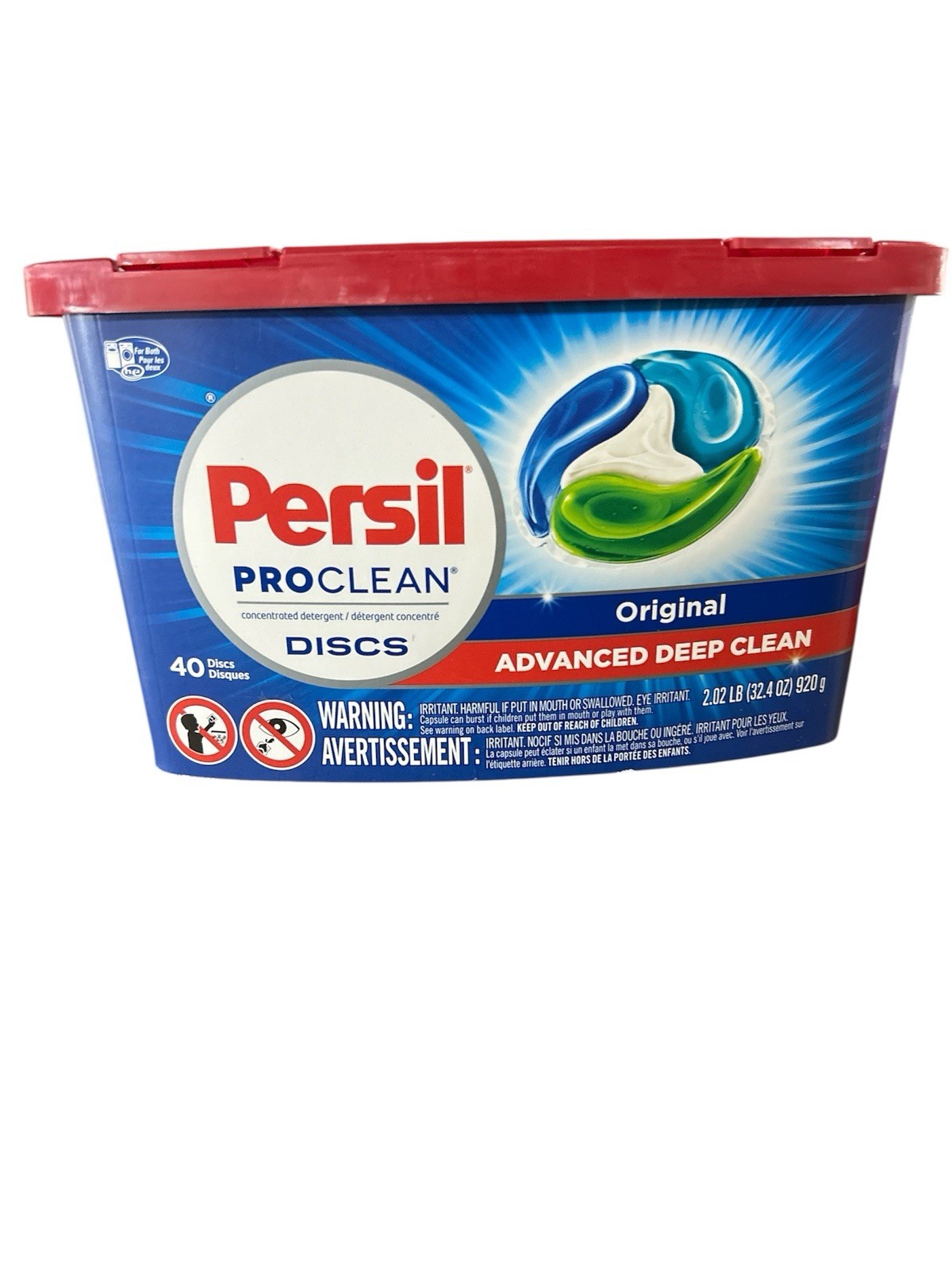 Persil ProClean Discs, Original, 40 Total Discs, Advanced Deep Clean