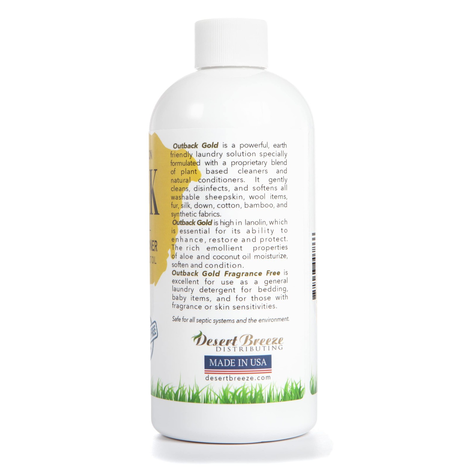 Outback Gold Wool Wash, 16 Oz, HE Compatible, Plant 16 Fl Oz (Pack of 1)