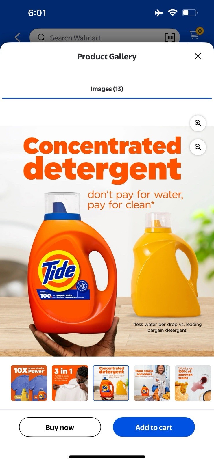 Tide Laundry Detergent Liquid, Original Scent, 132 fl oz, 100 Loads, HE Compatib