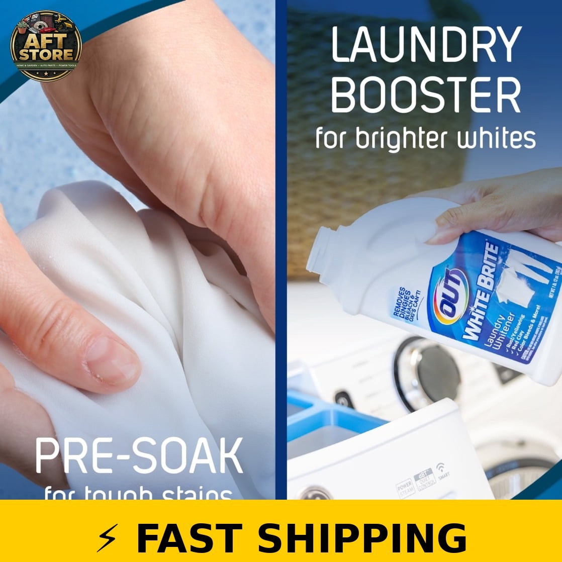 Out White Brite Laundry Whitener, 28 oz (3 Pack)