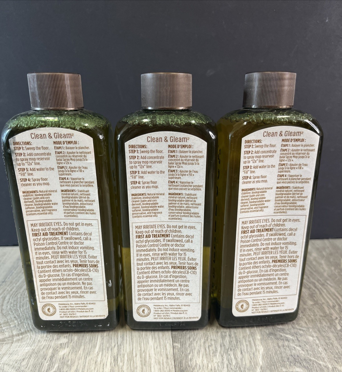 3-pk – Melaleuca Ecosense Clean & Gleam 12x Concentrated Floor Cleaner-8 fl oz