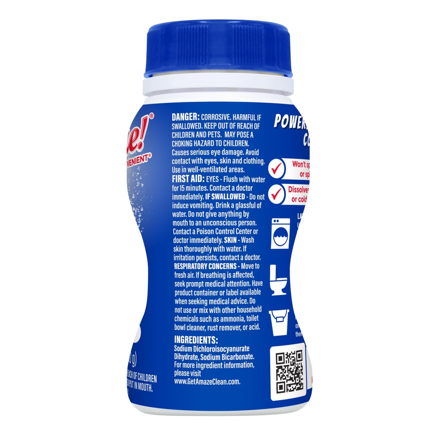 AMAZE Ultra Concentrated Bleach Tablets [32 tablets] – 32 Count (Pack of 1)