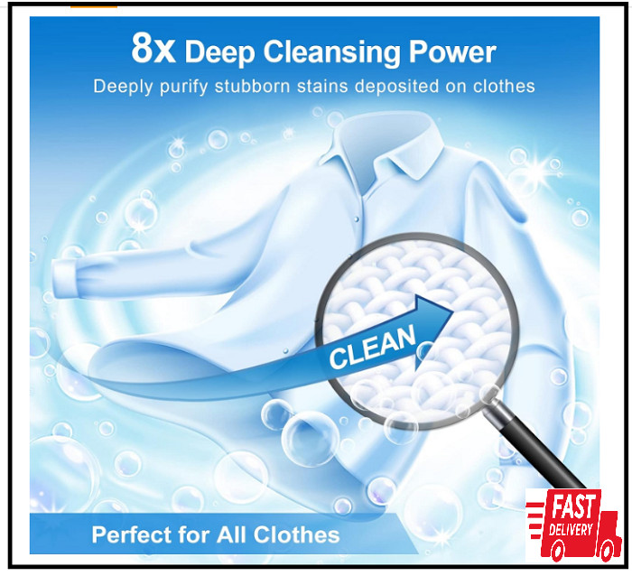 Binbata Laundry Detergent Sheets, 200 Loads Hypoallergenic Eco-Friendly