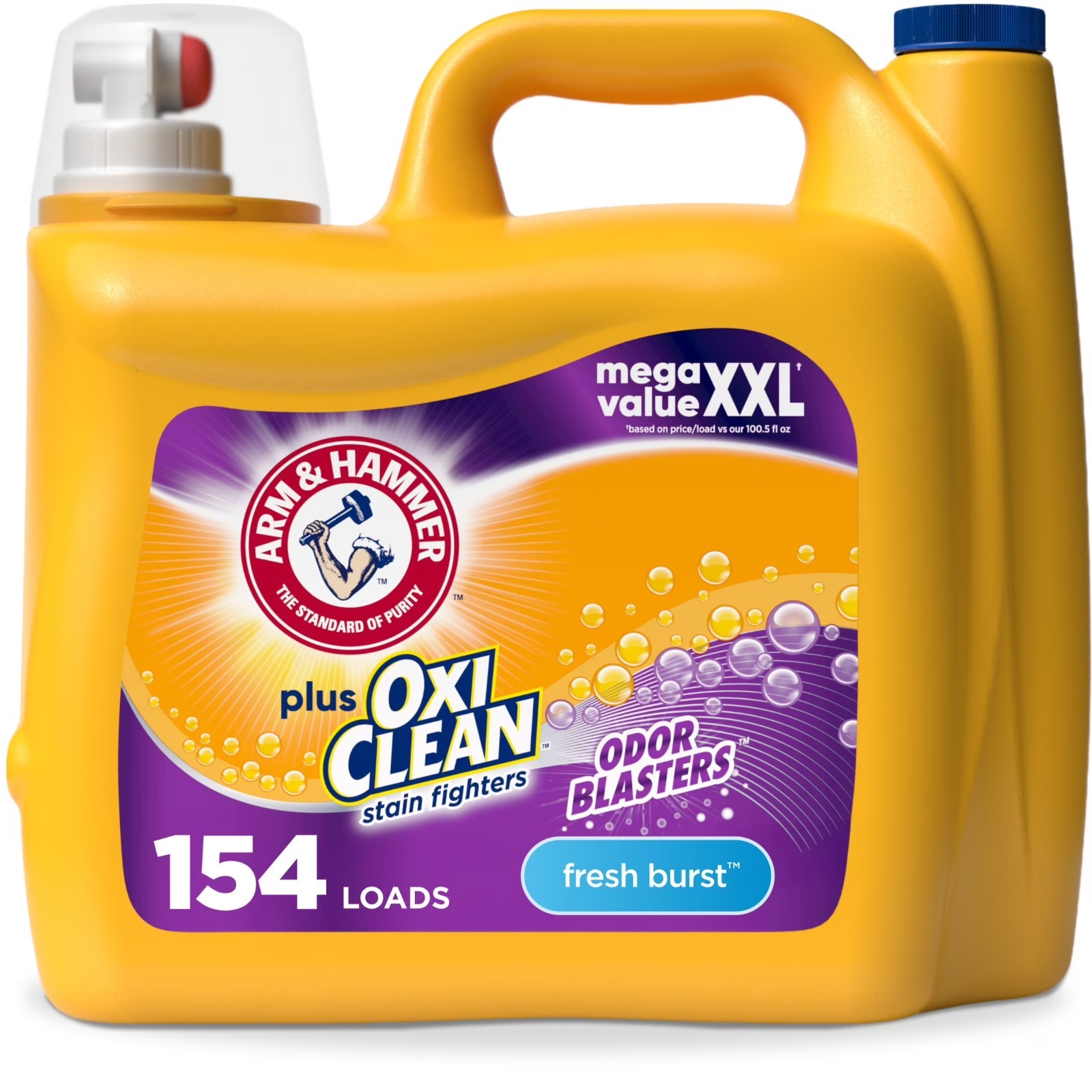 3 Pack Arm & Hammer OxiClean Odor Blasters Laundry Detergent Fresh Burst 200 oz