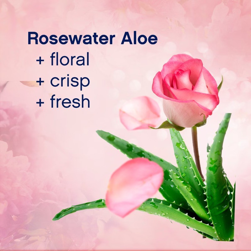 Fabric Softener – Rosewater Aloe – 111oz: No Aluminum, Dye, Paraben, Phosphate