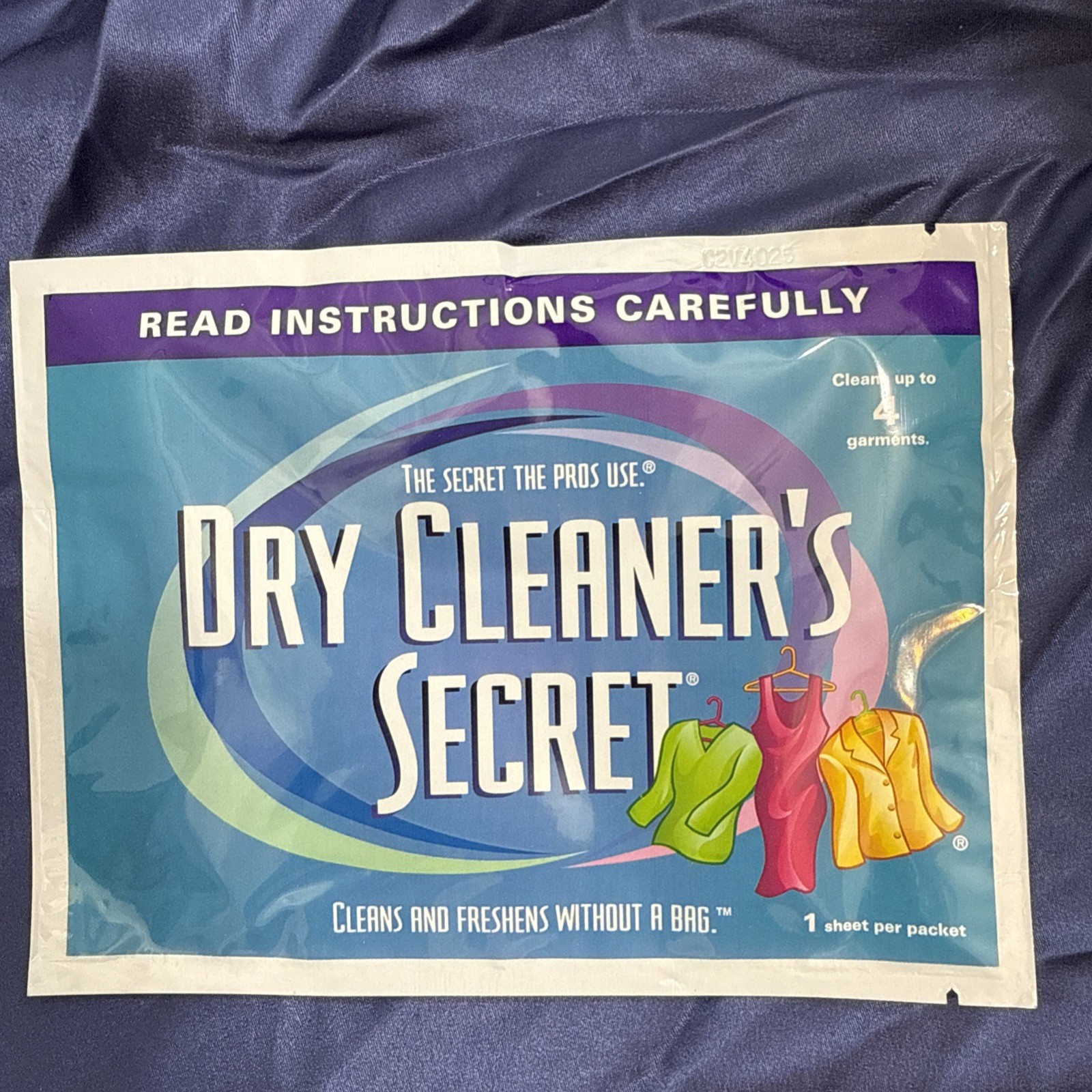 Dry Cleaners Secret 1 Sheet Total Dry Clean At Home NEW Vintage 2000-2003