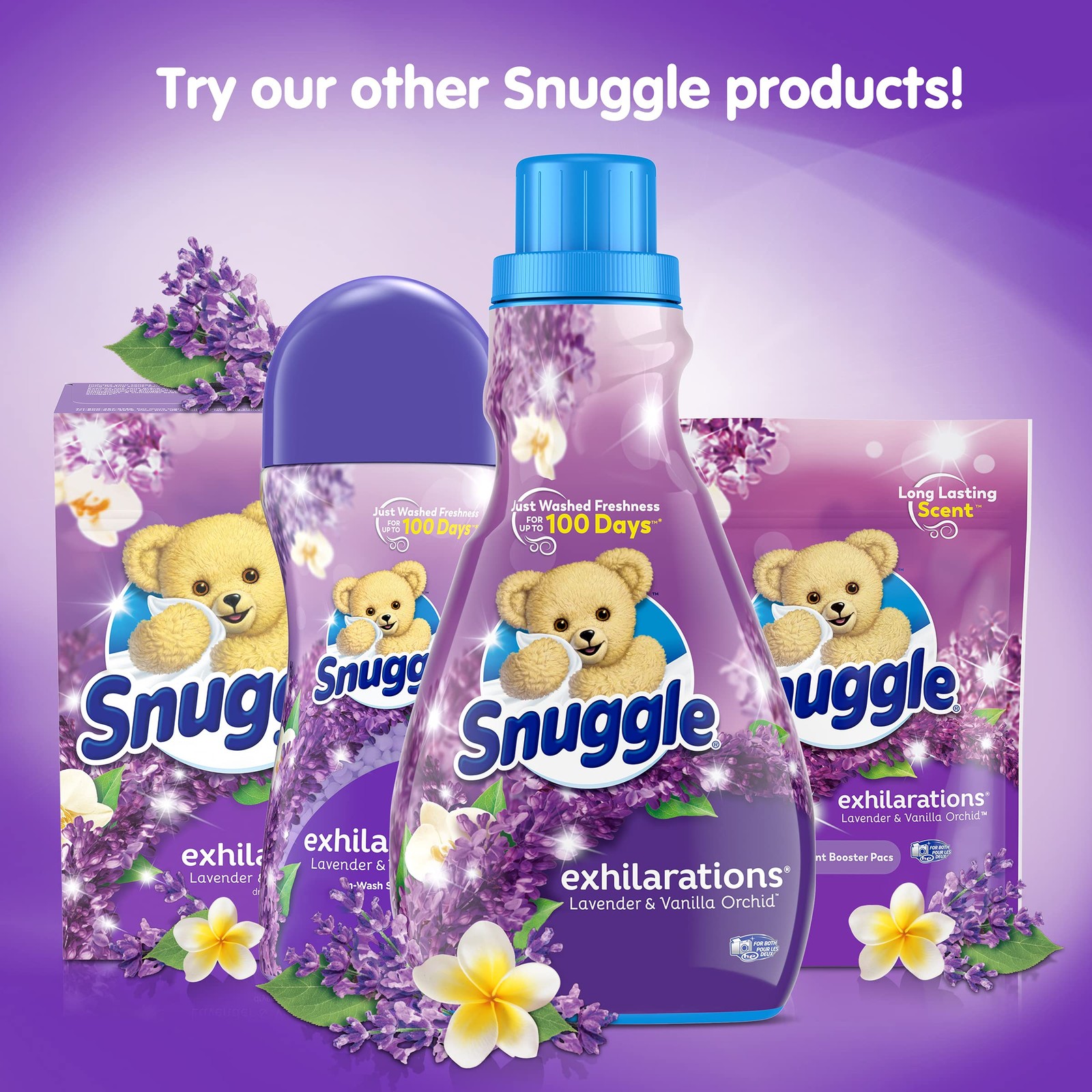 Snuggle Exhilarations in Wash Laundry Scent Booster 20 Count (Pack of 1)