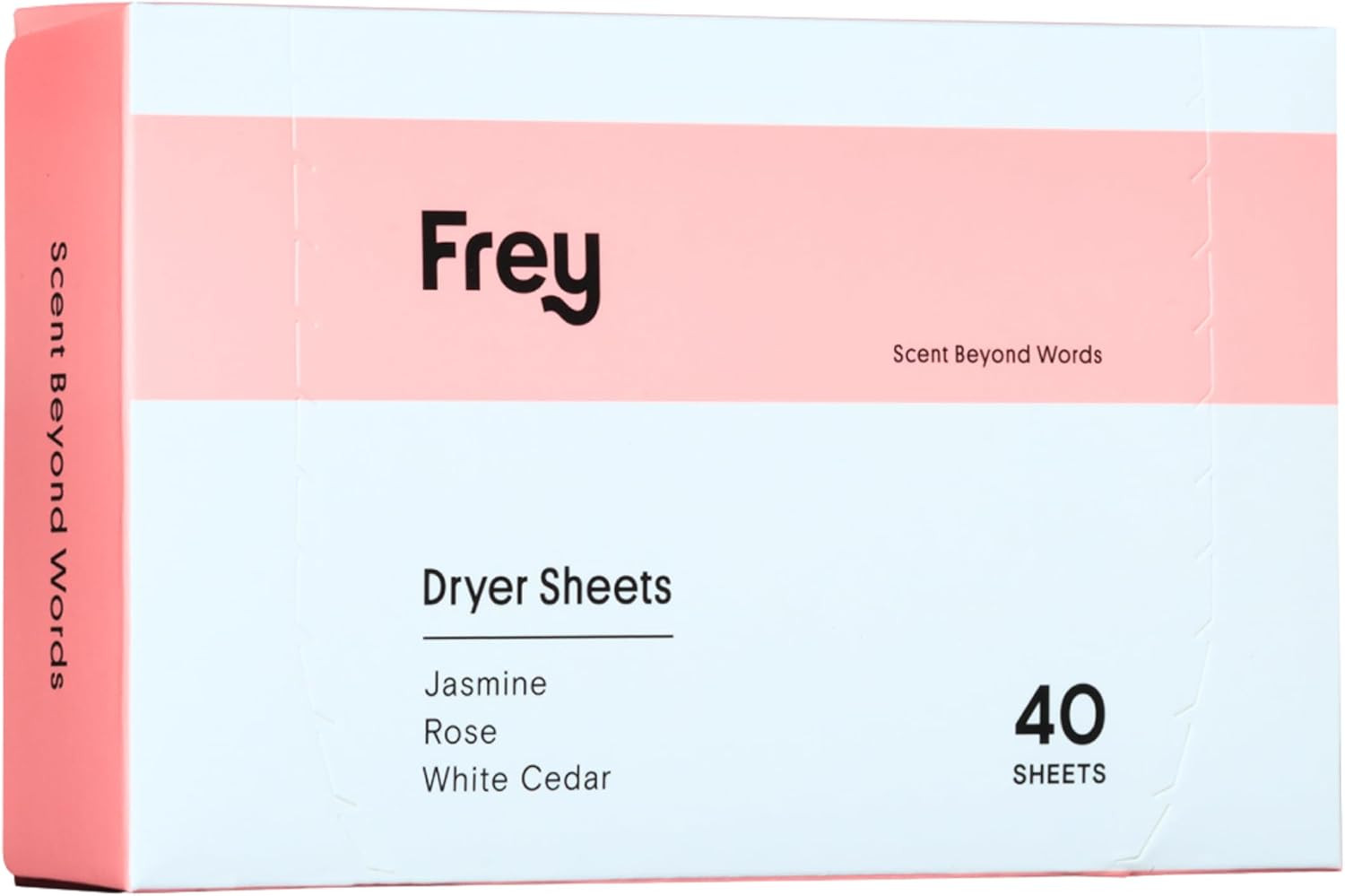 FREY Naturally Scented Dryer Sheets | Eco Friendly Fabric Softener for Static Co