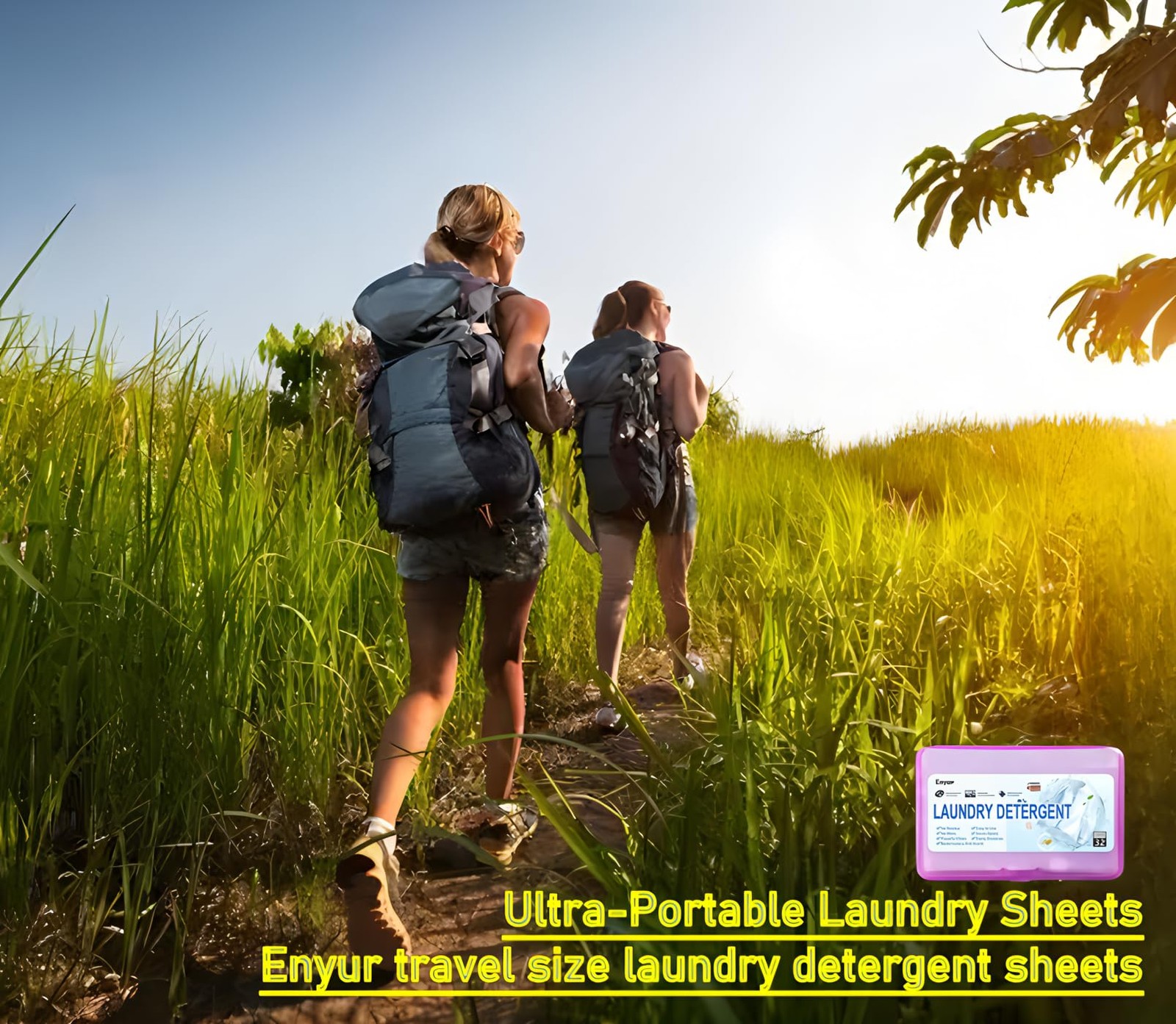 Laundry Detergent Sheets | Ultra-Portable | Travel Size | 32 Loads, 5-Second …