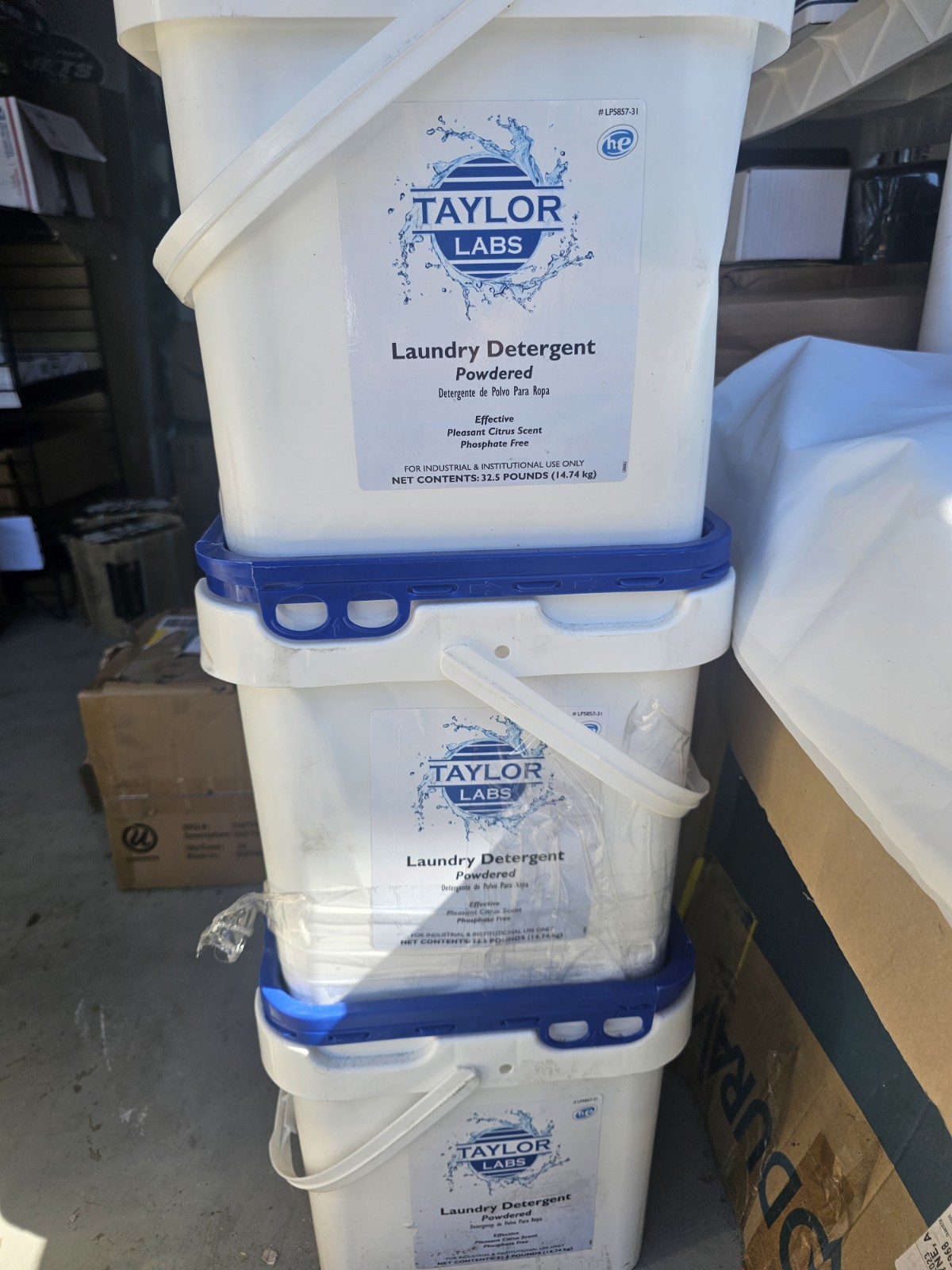 3 Laundry Detergent Powder 32.5lbs. HE Industrial Institutional *local Pickup*