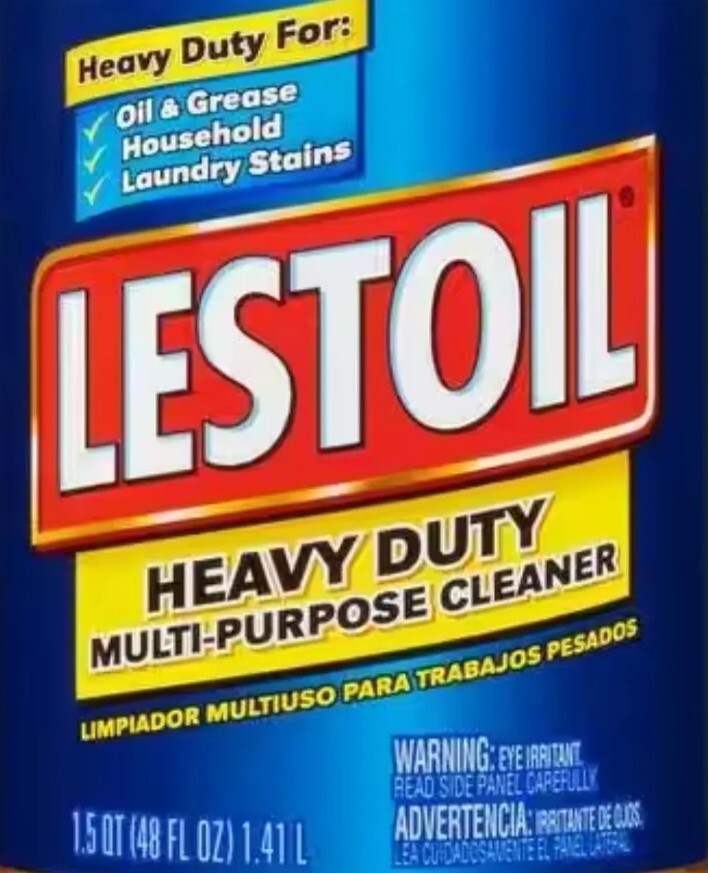 Lestoil 48 oz Heavy Duty Multi Purpose Cleaner Oil Stain Grease Laundry | 2 Pack