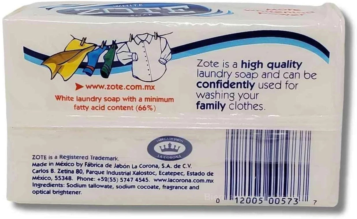 3 Pack – ZOTE LAUNDRY SOAP AZUL Washing Clothes Laundry 14.1oz