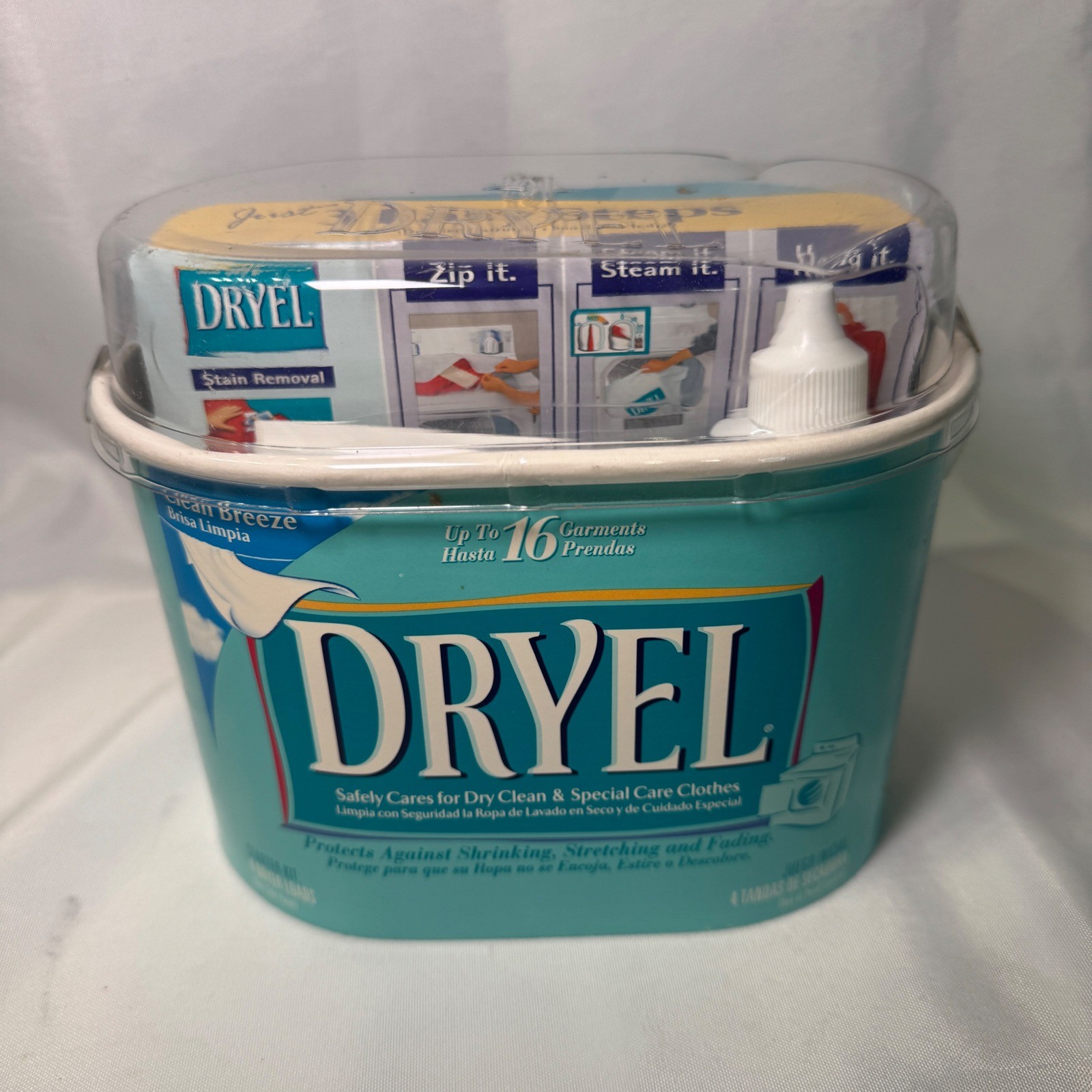 Dryel At-Home Dry Cleaner Starter Kit Clean Breeze Up to 16 Garments NEW NOS