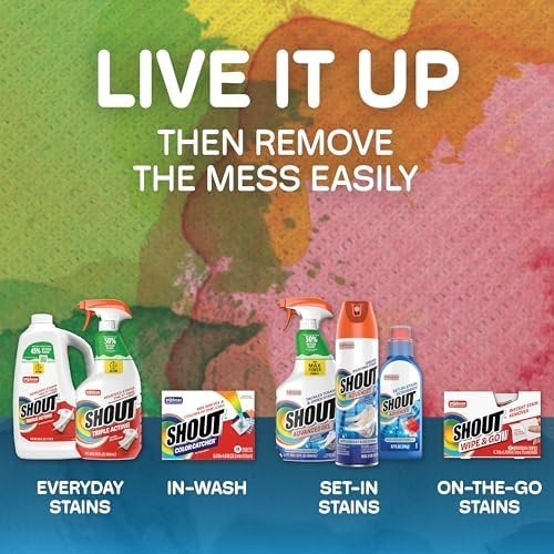 Advanced Laundry Stain Remover Gel, 22oz Spray, Breaks Down Tough Stains, Pack o