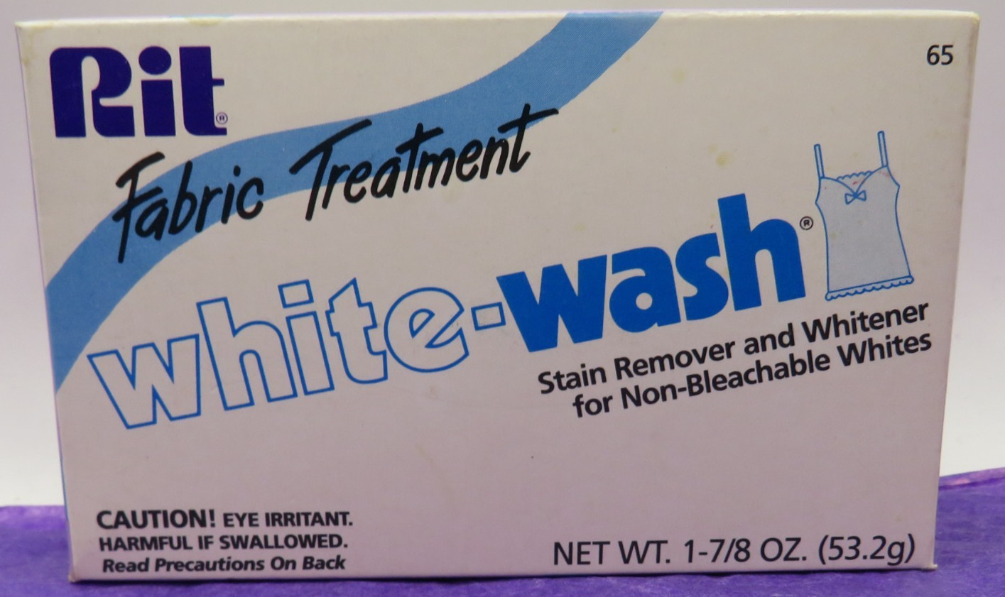 Rit Fabric Treatment White-wash Stain Remover and Whitener Powder-White Wash