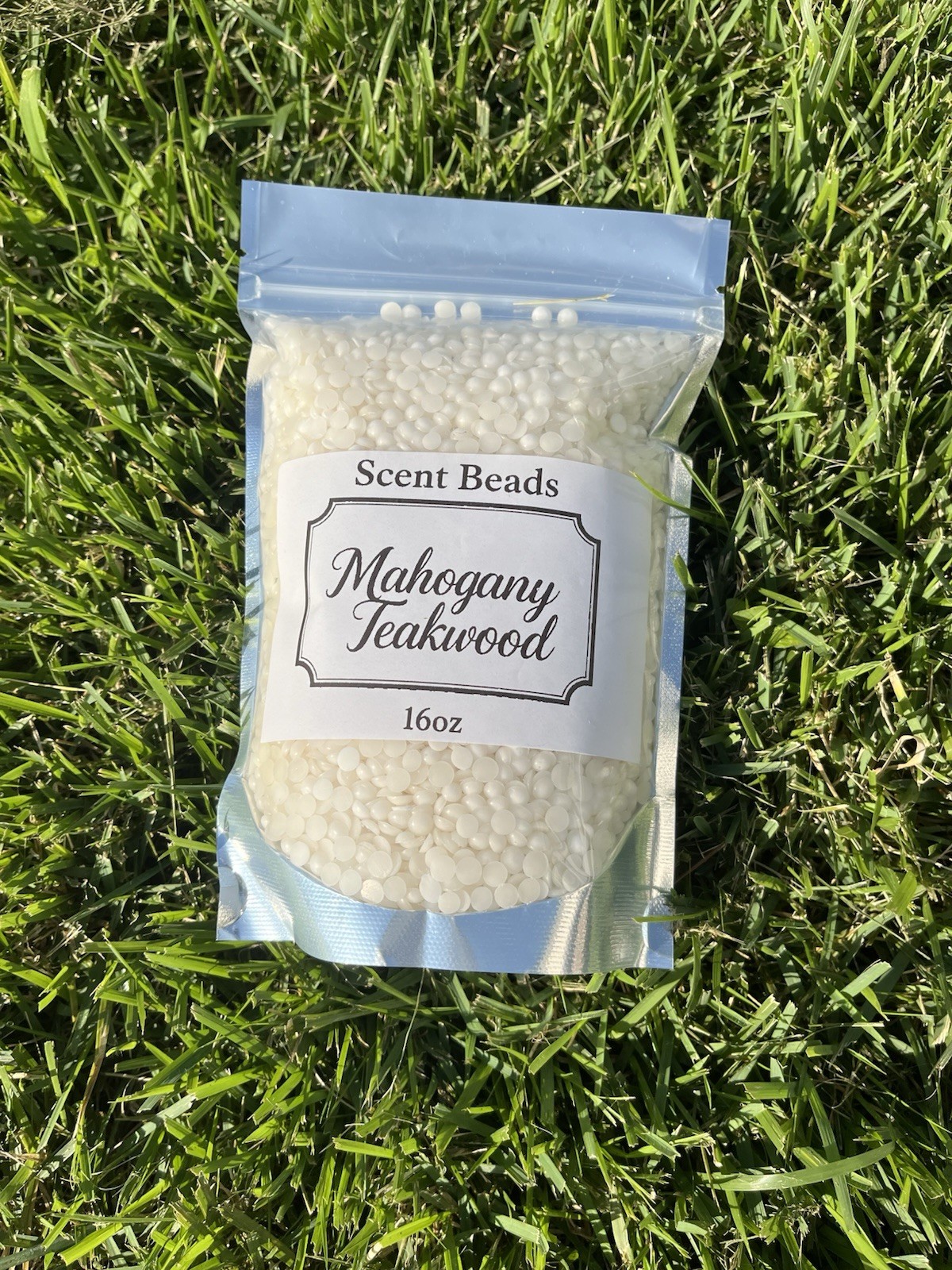 Scent Boosters 16oz Laundry Beads Mahogany Teakwood HE Friendly!