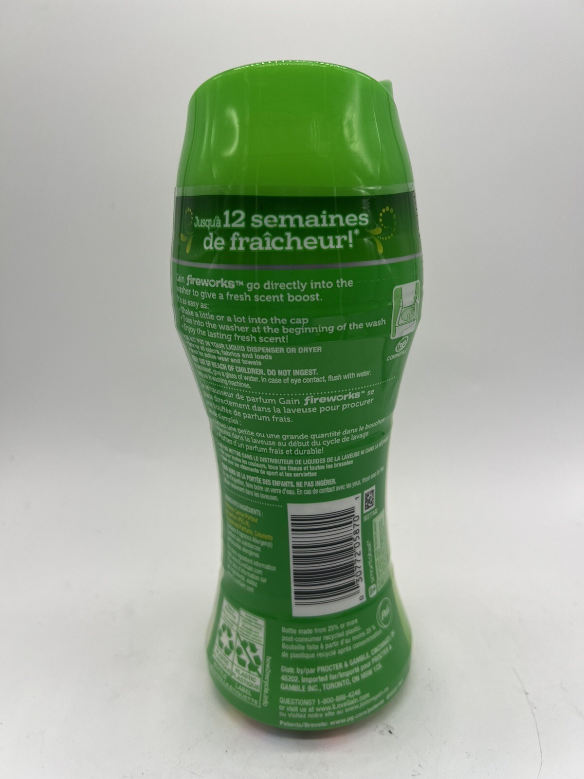 Gain Fireworks In Wash Scent Booster original Fresh Laundry 5.5oz