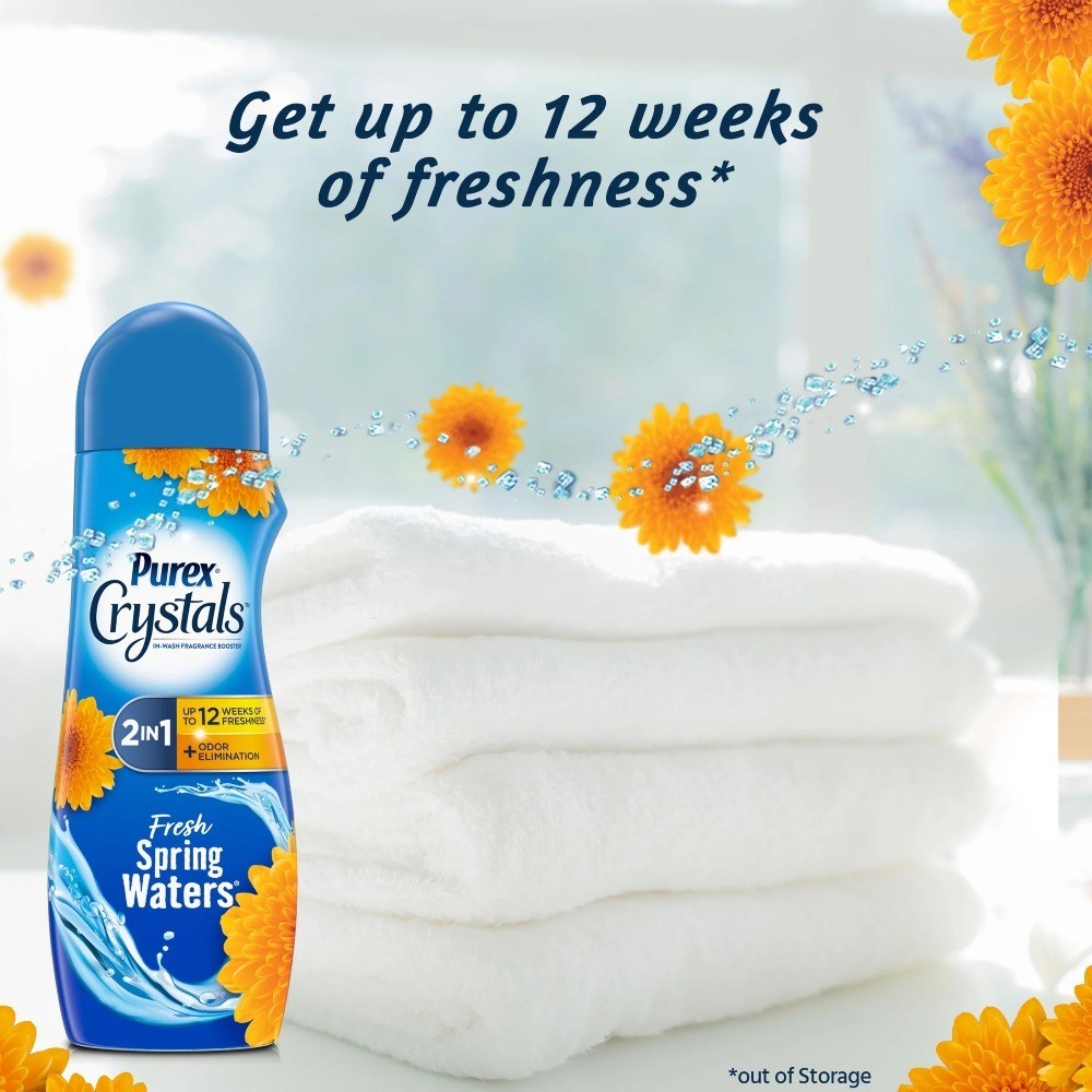 In-Wash Scent Booster Odor Eliminator Fresh Spring Waters Scented Laundry Beads