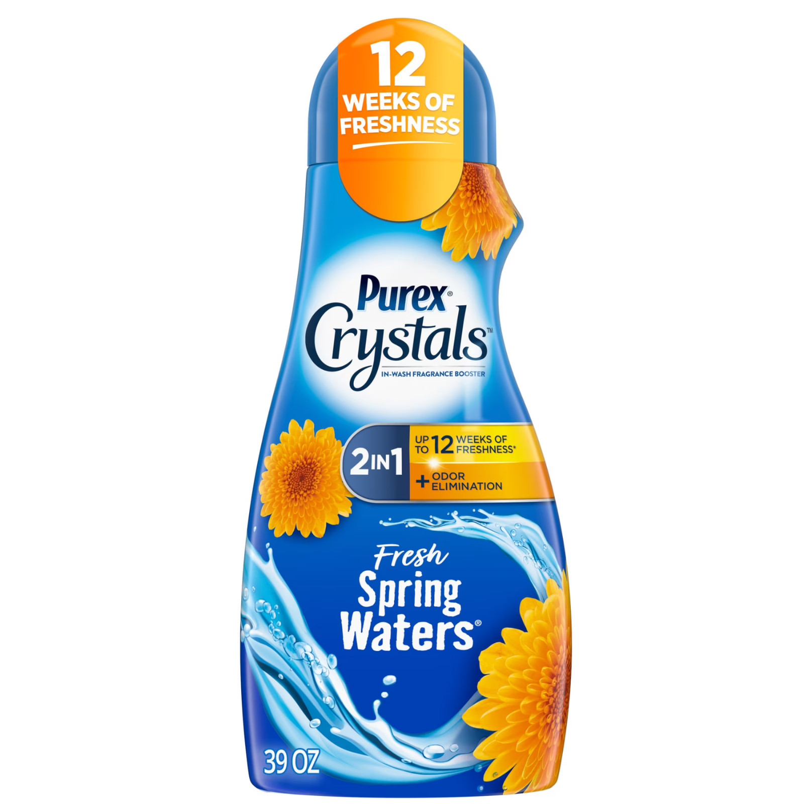 (2 Pack) Purex Crystals In-Wash Scent Booster – Fresh Spring Waters – 39oz – NEW