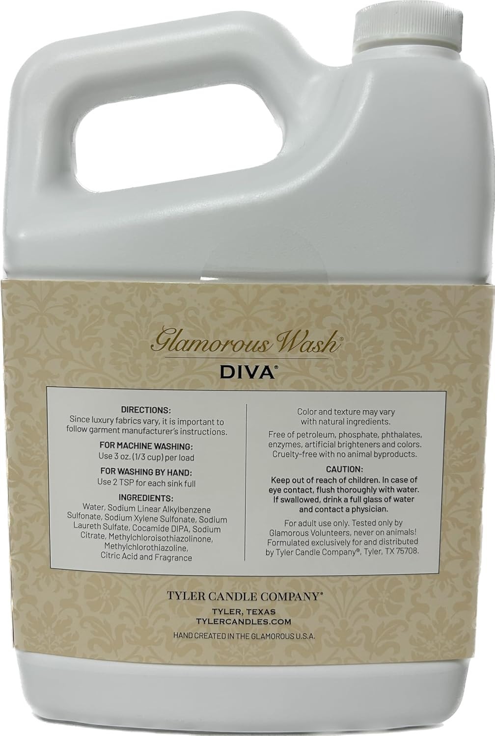 Tyler Glam Wash Liquid Detergent – Diva Scent – 64 Fl Oz